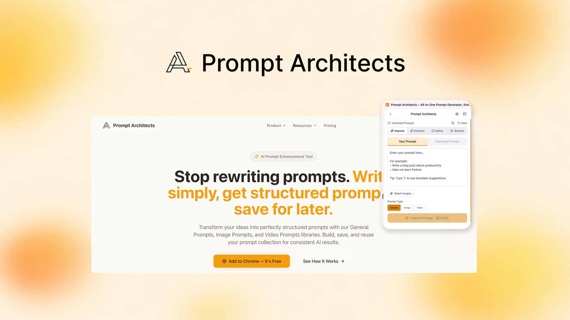Prompt Architects product image