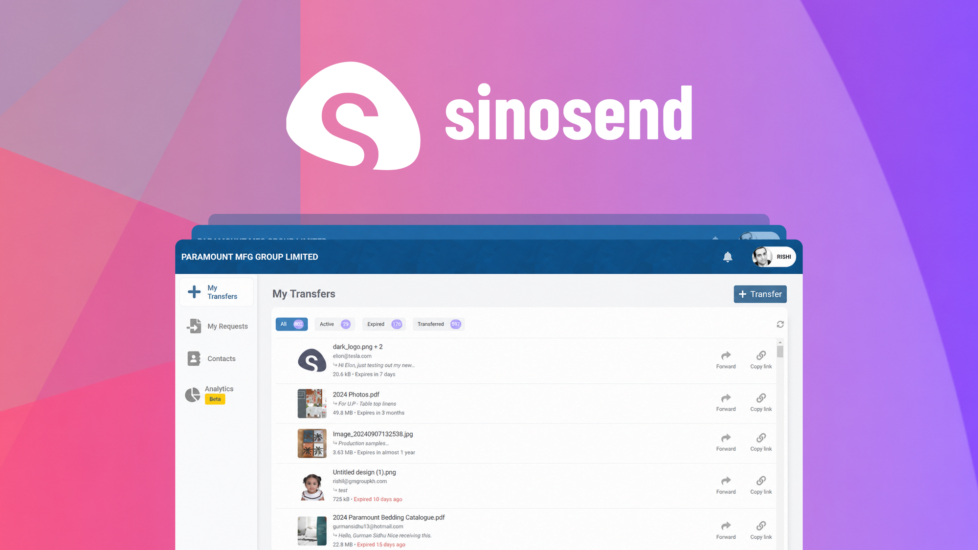 Sinosend product image
